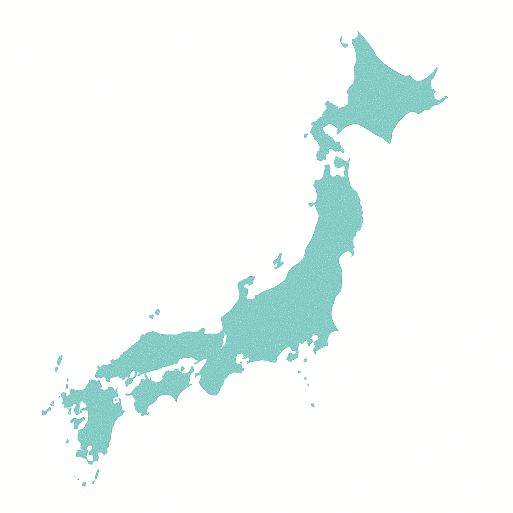 全国どこでも薬が届く日本地図のイメージ